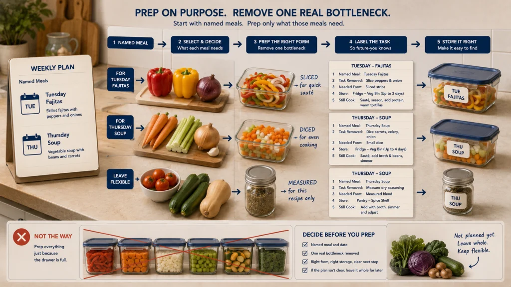 Named Meal Ingredient Prep Decision