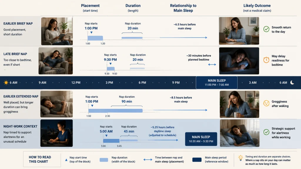 Nap Placement vs Nap Duration