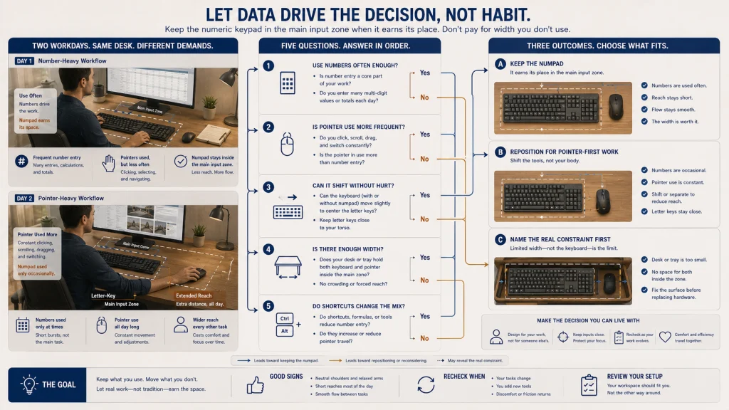 Numpad Use and Mouse Reach Decision