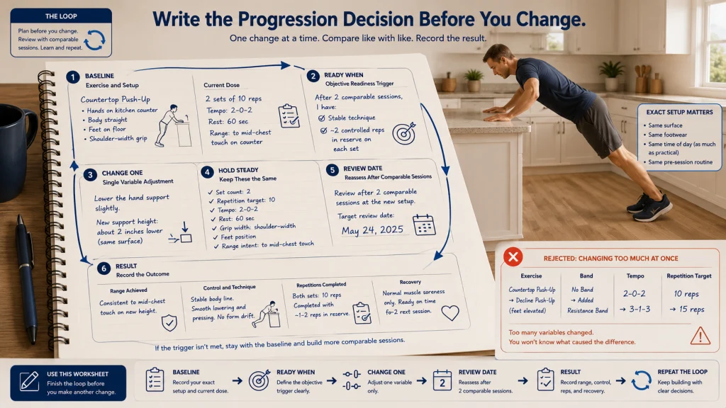 One Variable Progression Worksheet