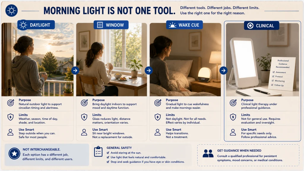 Ordinary Morning Light vs Clinical Light Therapy