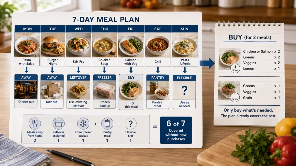 Real Meal Count Grocery Quantities