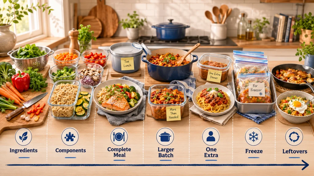 Seven Batch Cooking Methods