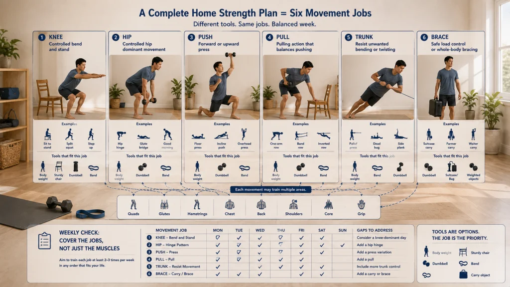 Six Movement Jobs at Home