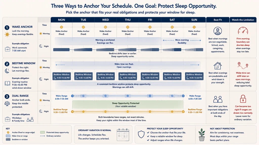 Sleep Schedule Anchor Types