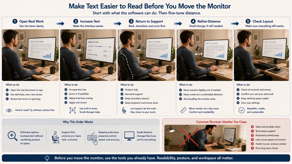 Text Size Before Monitor Distance