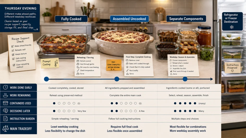 Three Make Ahead Meal Methods