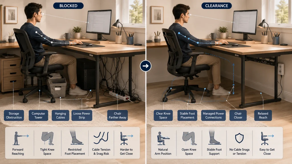 Under Desk Clearance First
