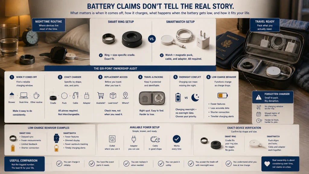 Wearable Charger and Travel Audit