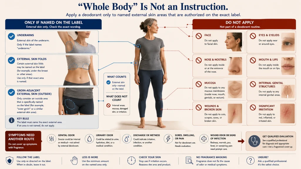 Whole Body Deodorant Area Permission Boundary