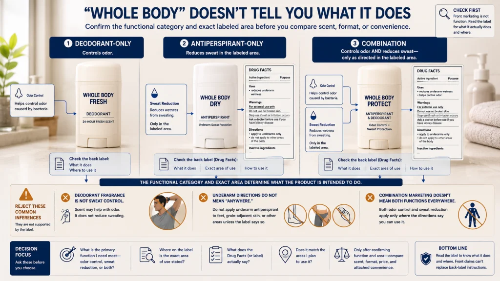 Whole Body Deodorant Category Check