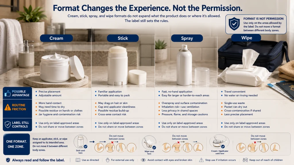 Whole Body Deodorant Format Comparison