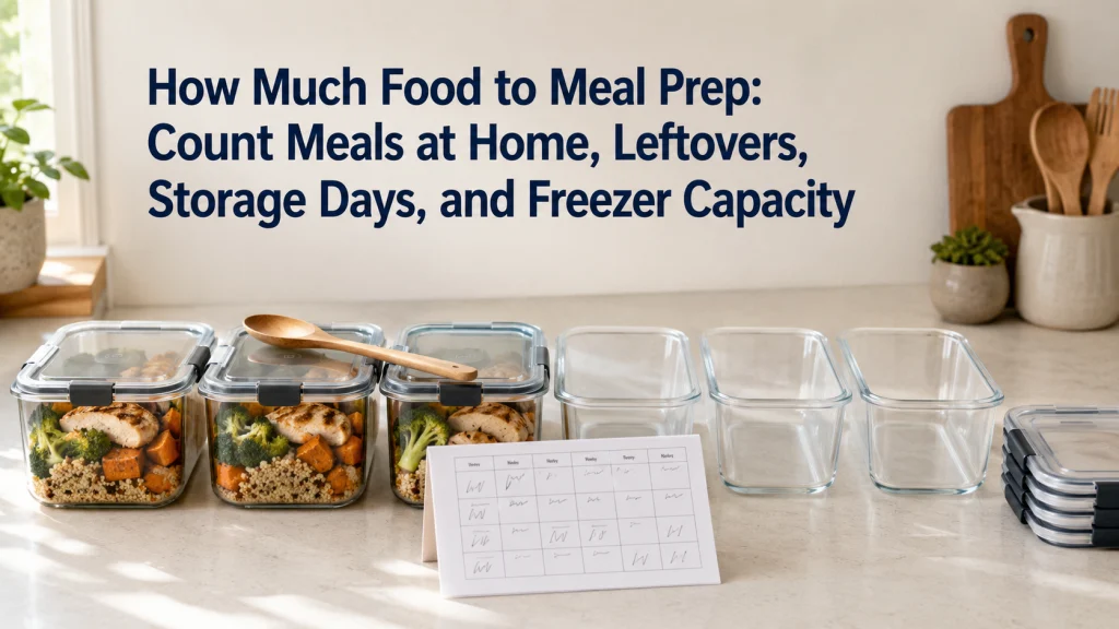 How Much Food To Meal Prep