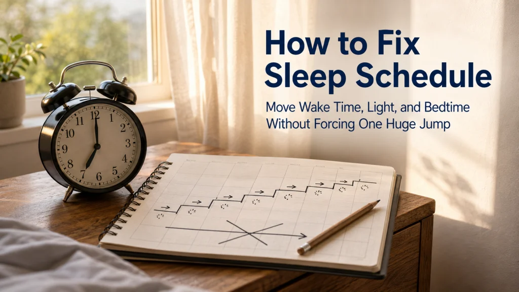 How To Fix Sleep Schedule