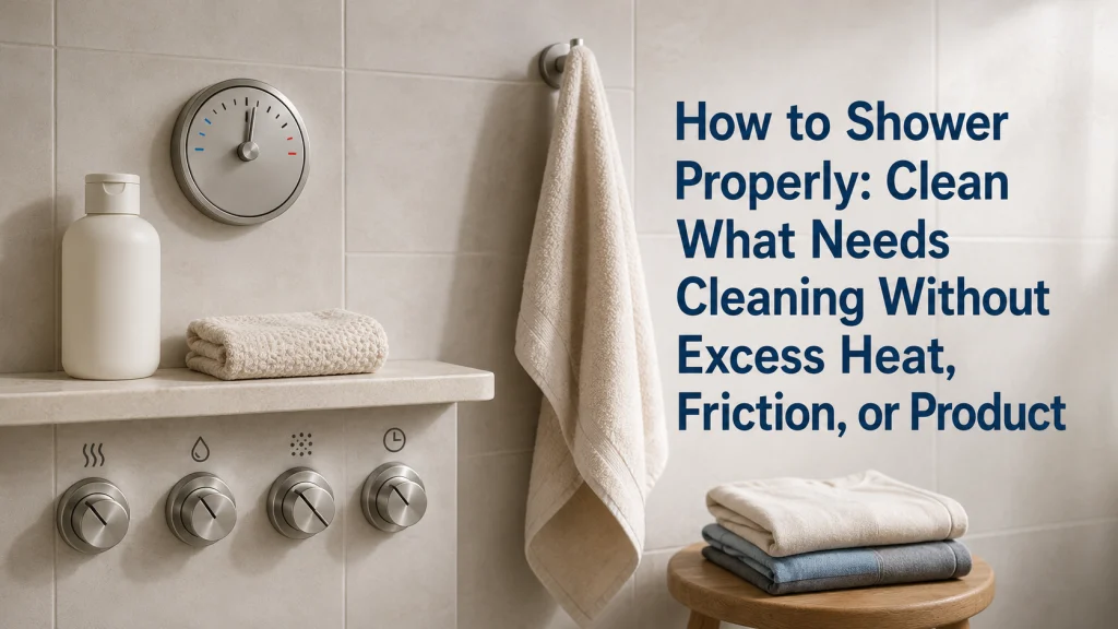 How To Shower Properly