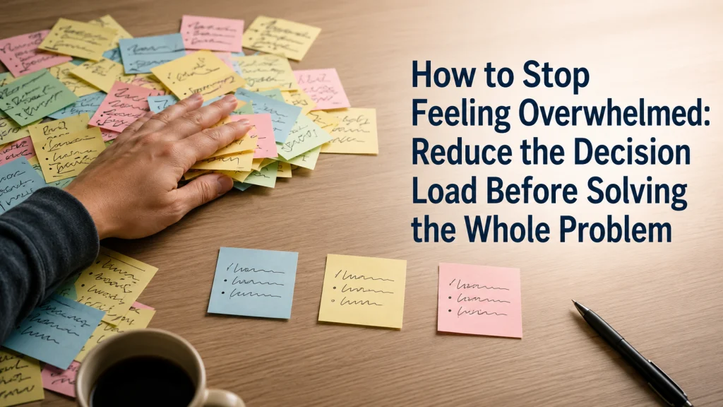 How To Stop Feeling Overwhelmed