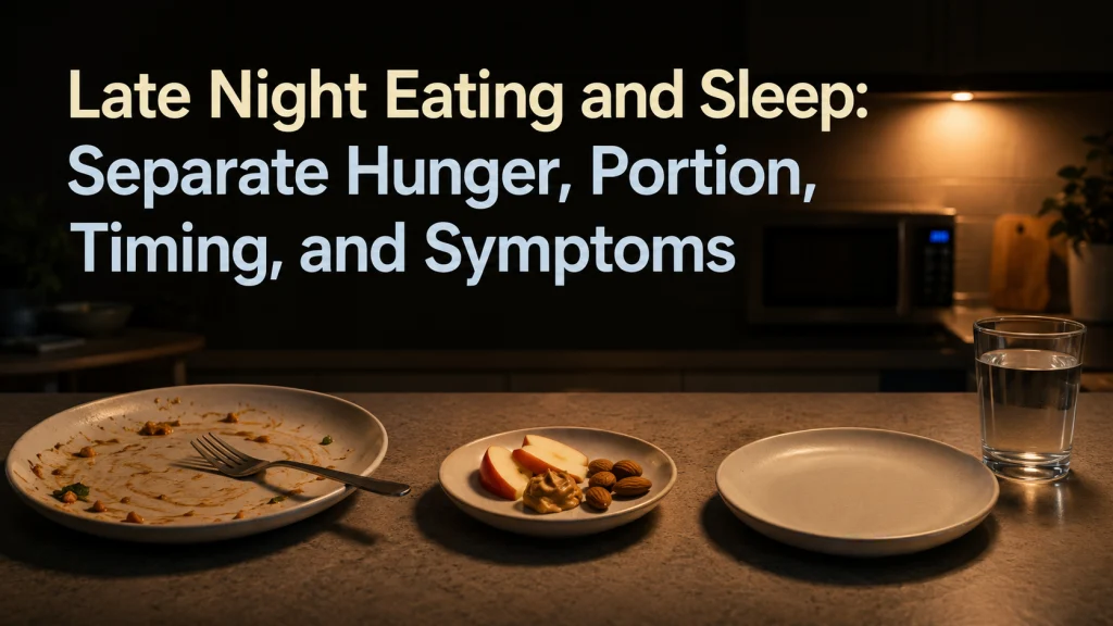 Late Night Eating And Sleep