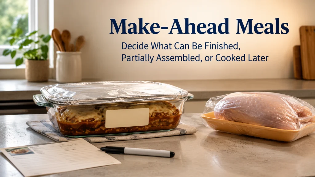 Make Ahead Meals
