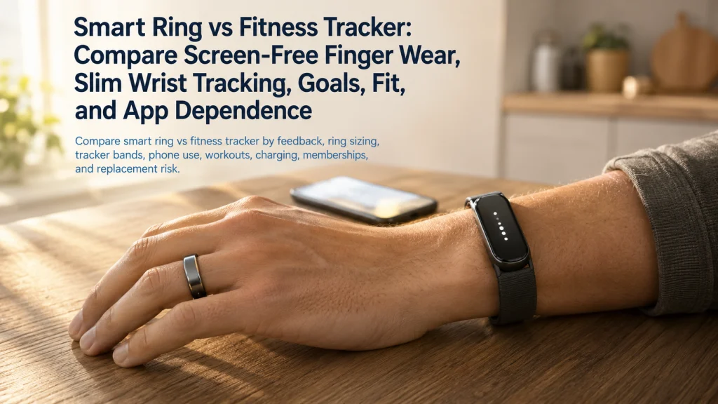 Smart Ring Vs Fitness Tracker