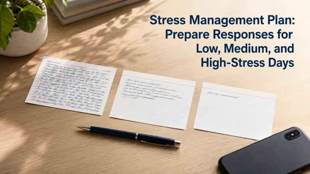 Stress Management Plan