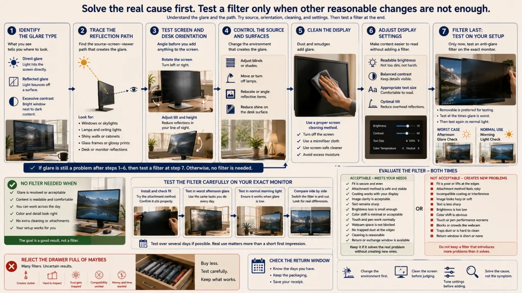 Anti Glare Filter Last Decision Ladder