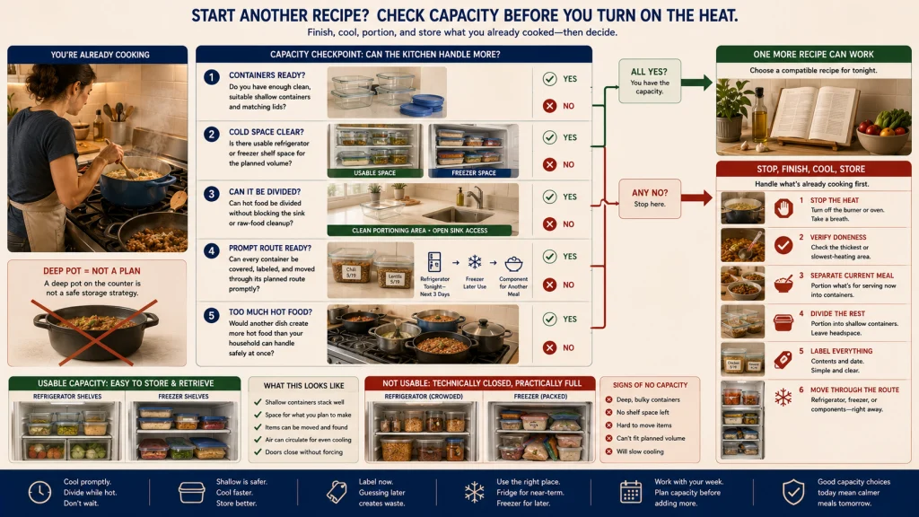 Batch Cooking Cooling Capacity Checkpoint