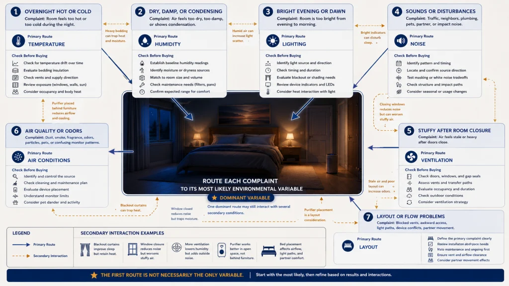 Bedroom Environmental Complaint Routing Map