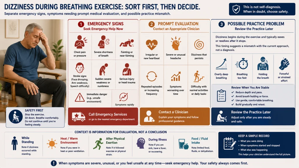 Breathing Dizziness Red Flag Triage