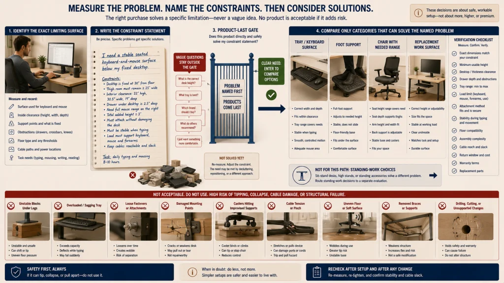 Desk Constraint Product Last Warning