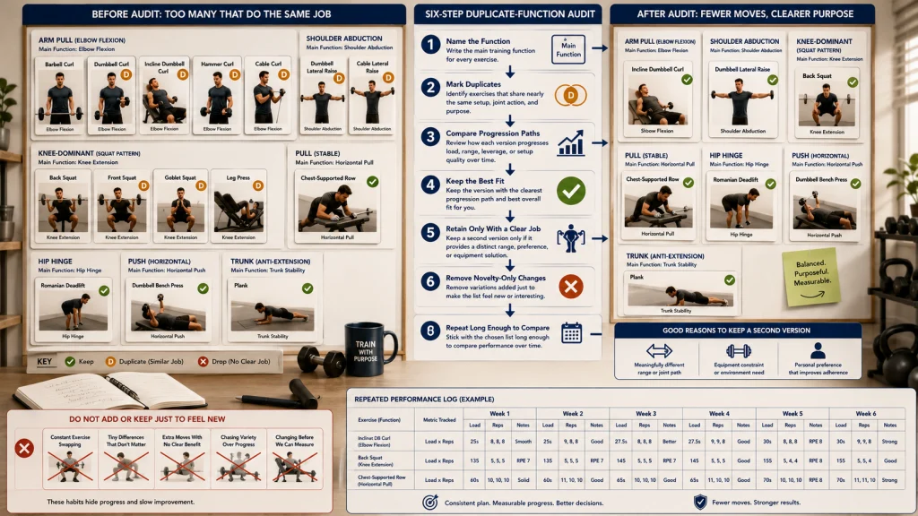Duplicate Exercise Function Audit