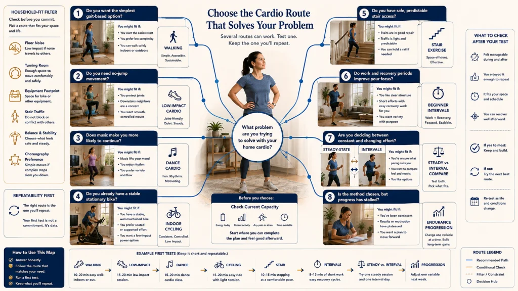 Eight Question Home Cardio Router