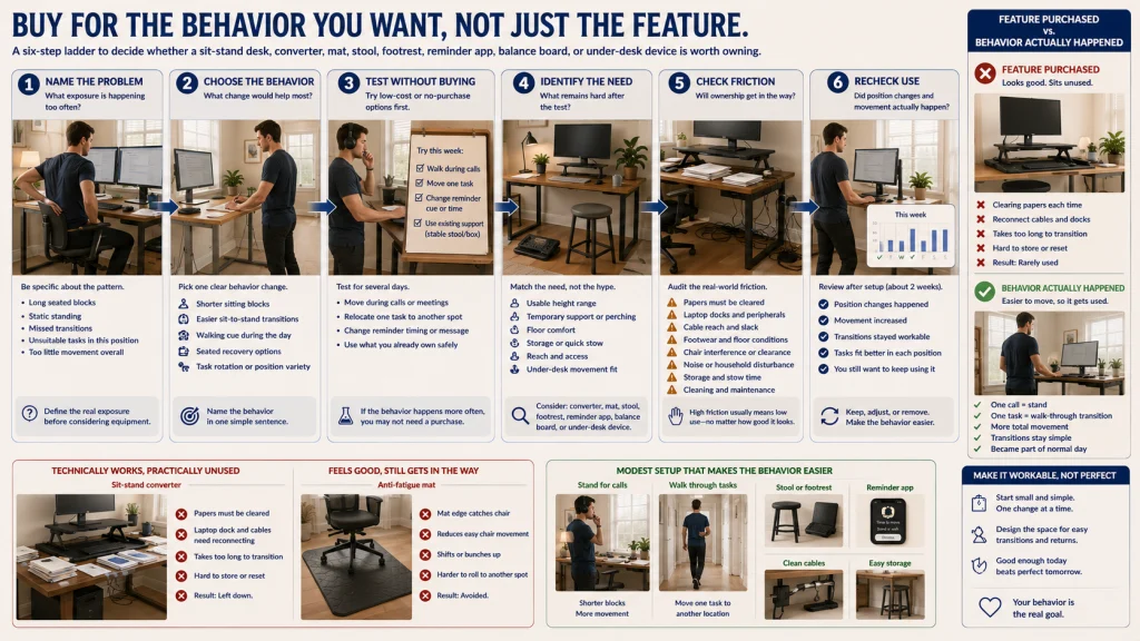 Ergonomic Product vs Behavior Ladder