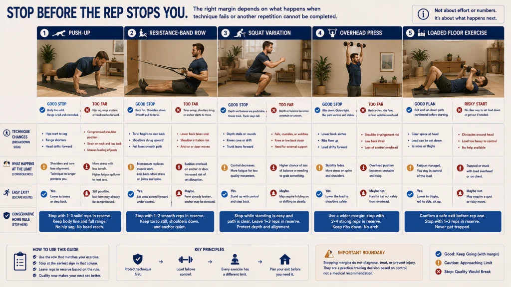 Exercise Failure Consequence Table