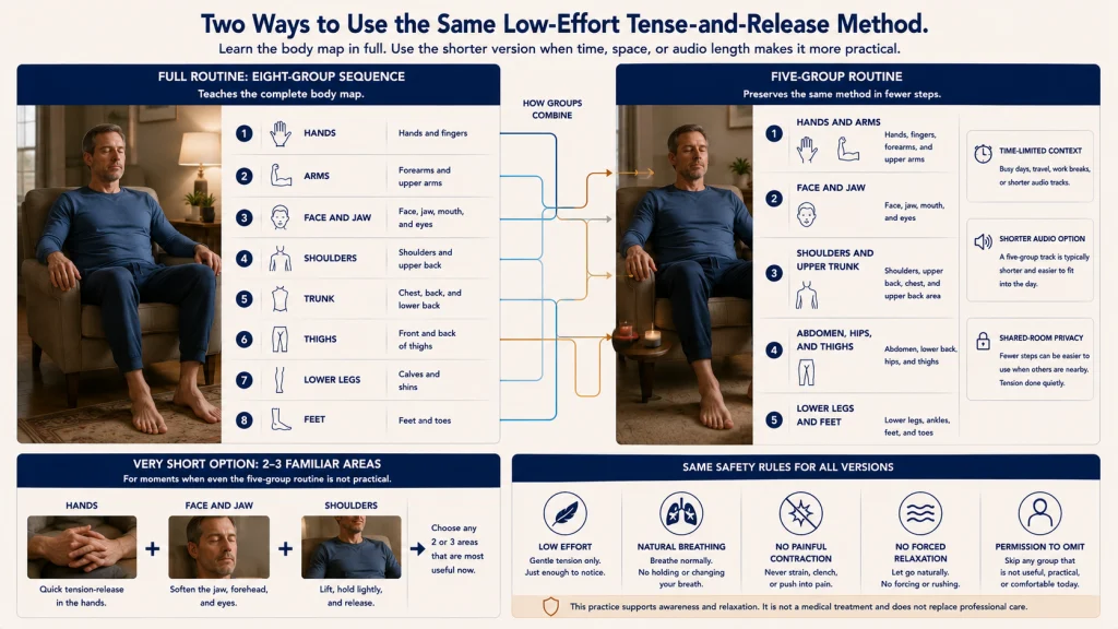 Full vs Short Progressive Muscle Relaxation