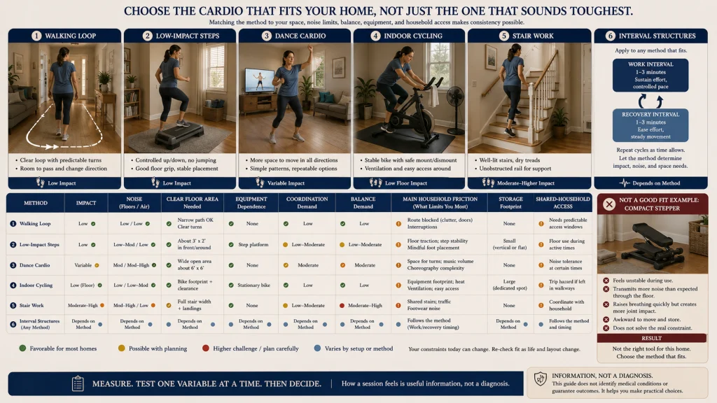 Home Cardio Method Fit Matrix