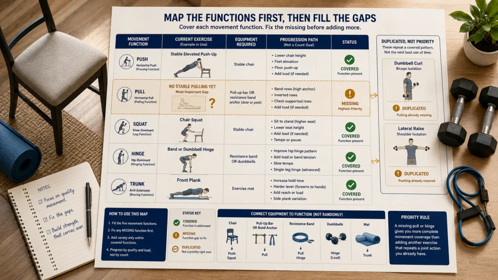 Home Strength Movement Coverage Worksheet