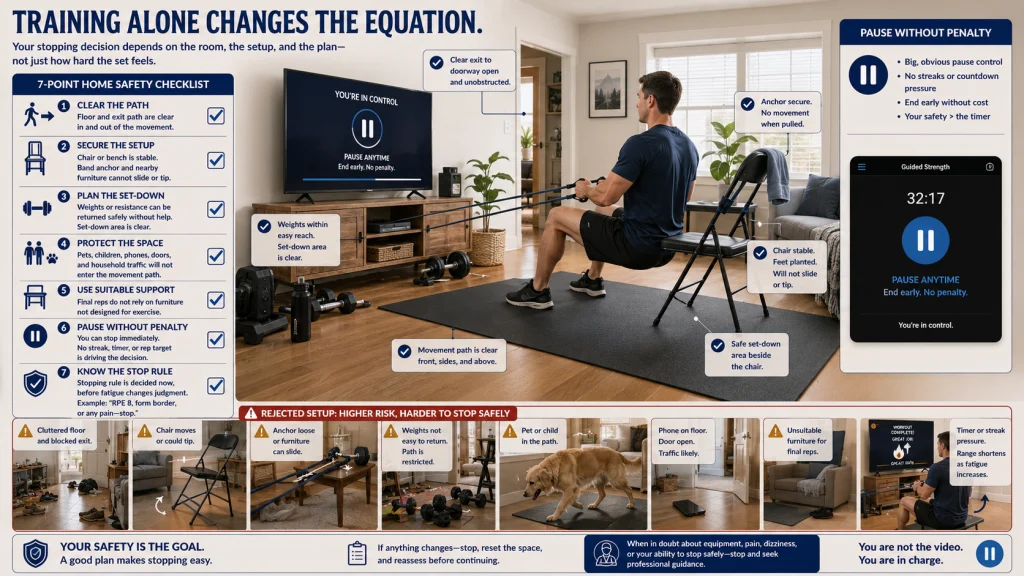 Home Training Failure Safety Checklist