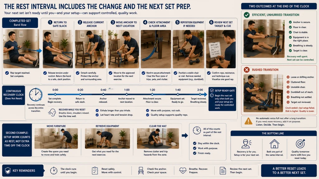 Home Workout Equipment Transition Rest