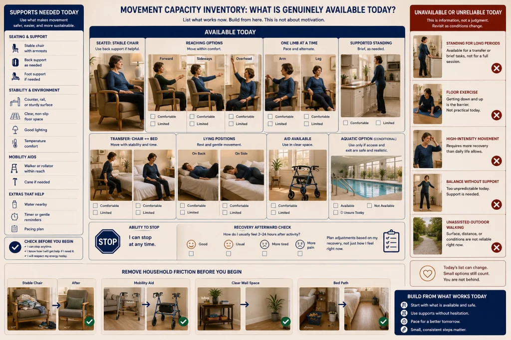 Limited Mobility Capacity and Support Inventory
