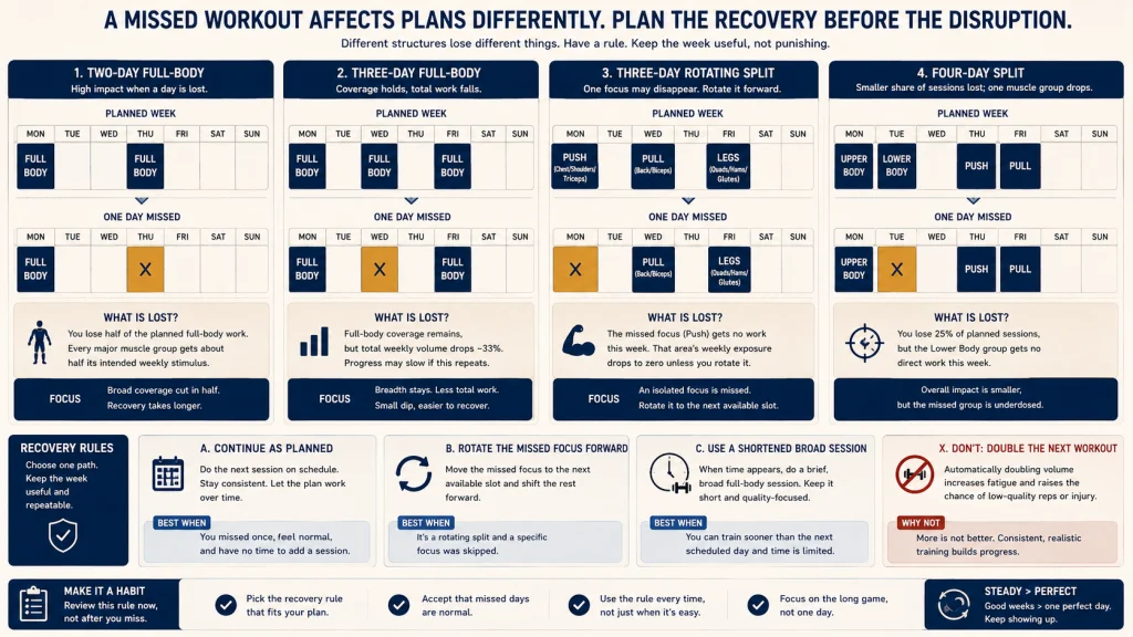 Missed Workout Resilience Comparison