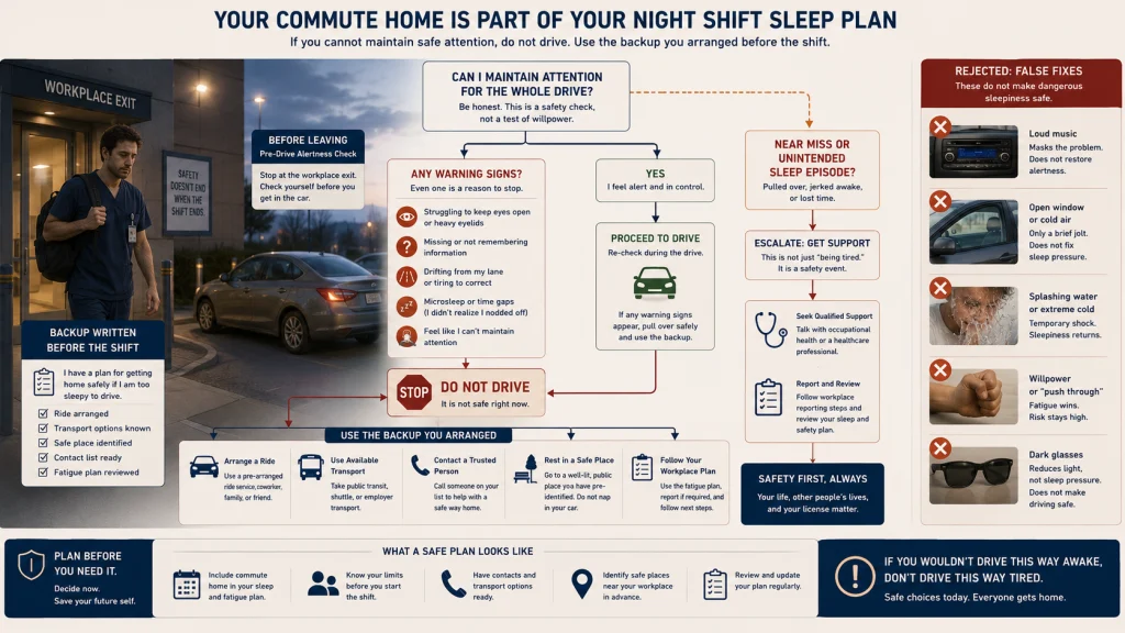 Night Shift Commute Safety Decision