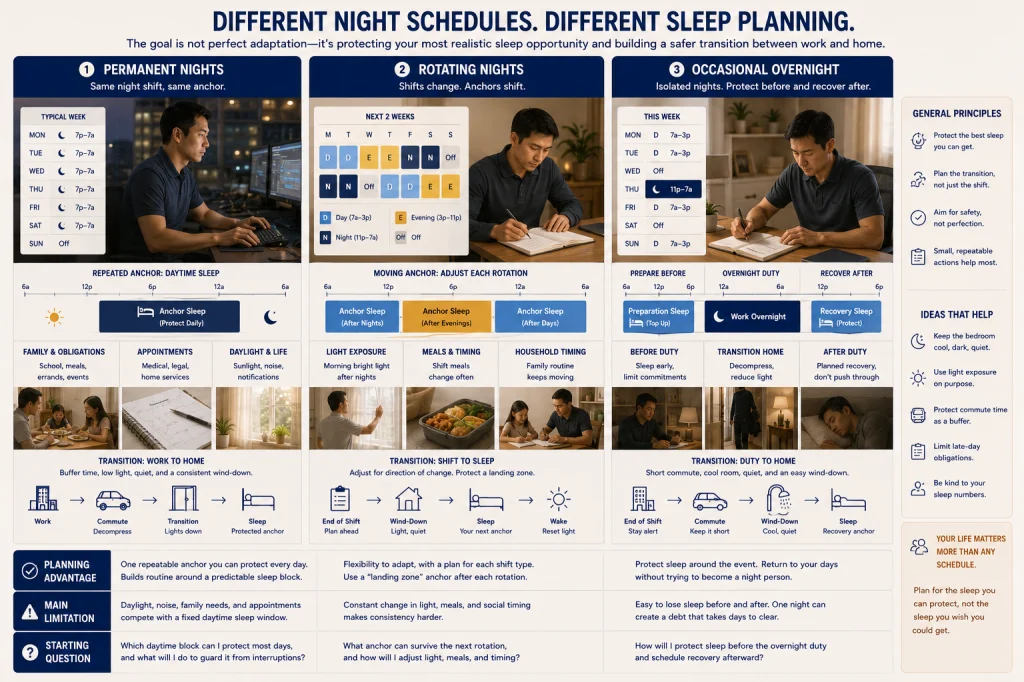 Night Shift Pattern Comparison