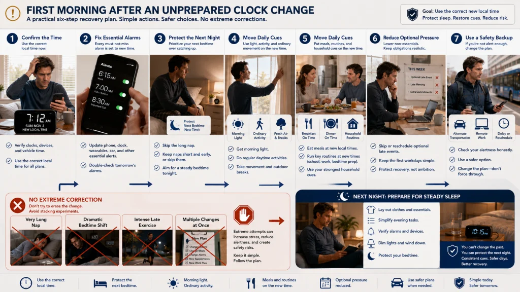 No Preparation Daylight Saving Recovery Plan