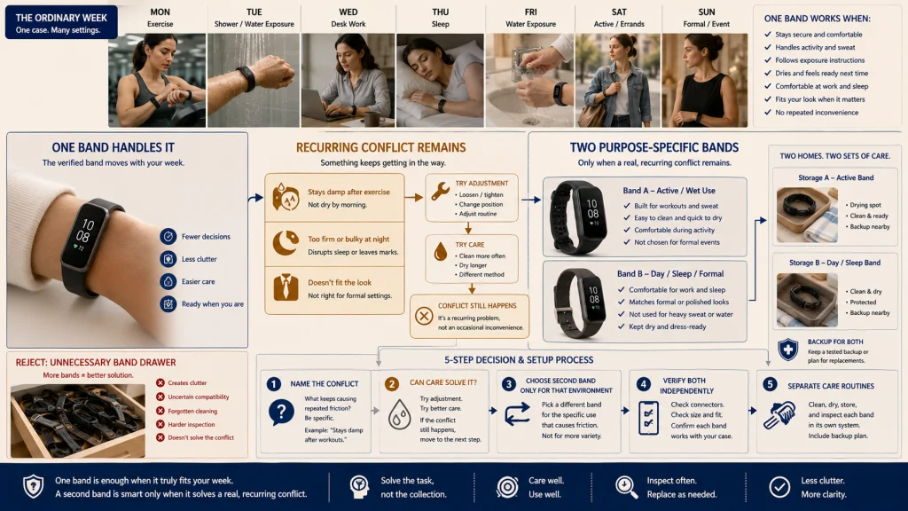 One Band vs Two Fitness Tracker Bands