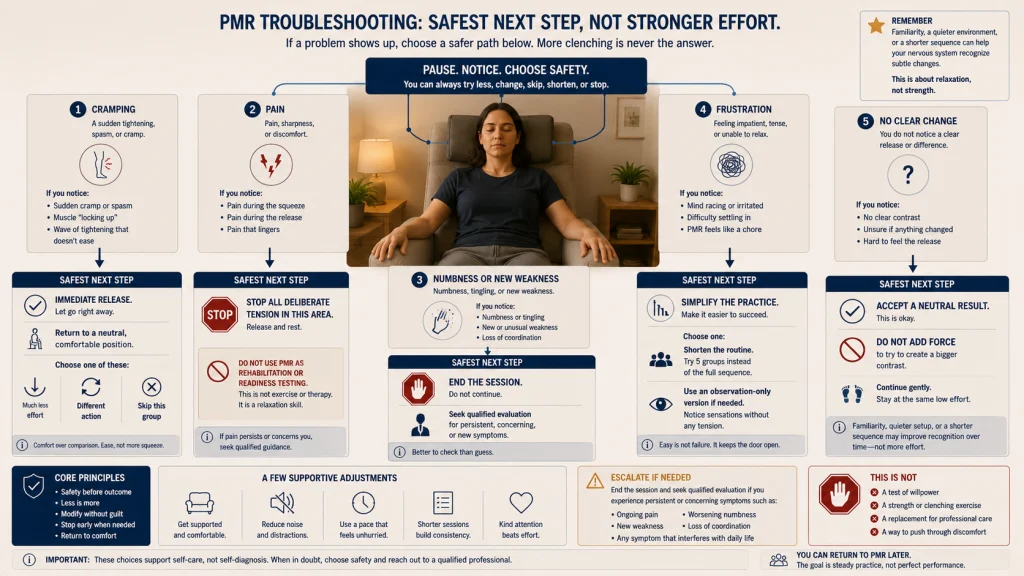Progressive Muscle Relaxation Troubleshooting