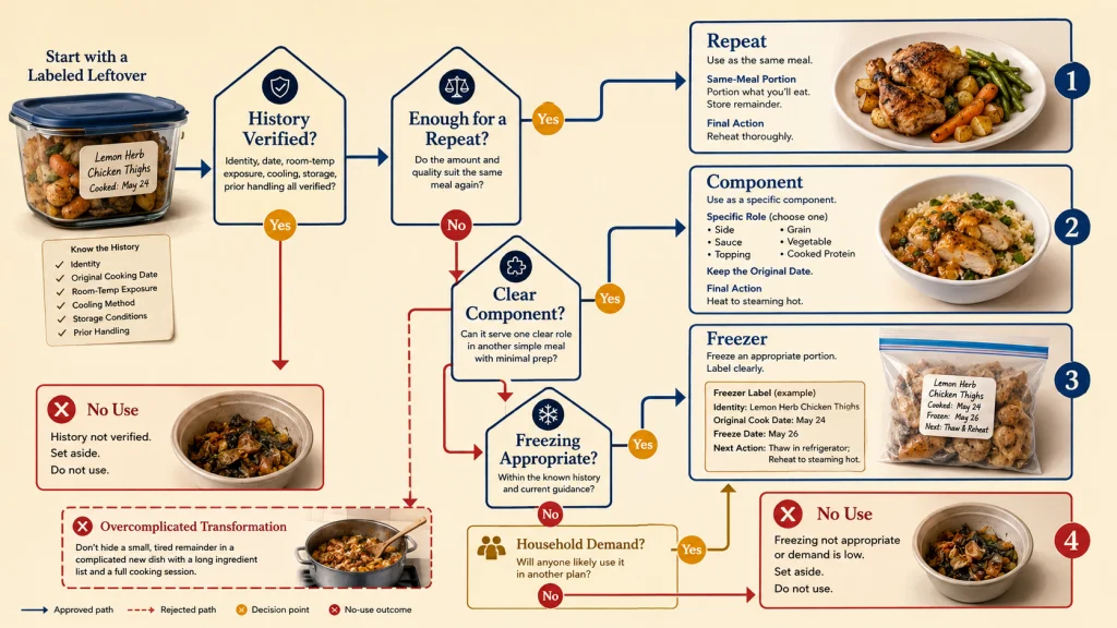 Repeat Component Freezer or No Use Decision Tree