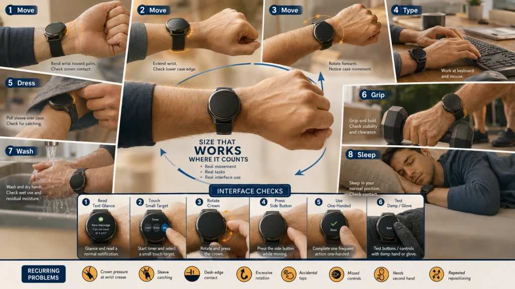 Smartwatch Movement and Interaction Test