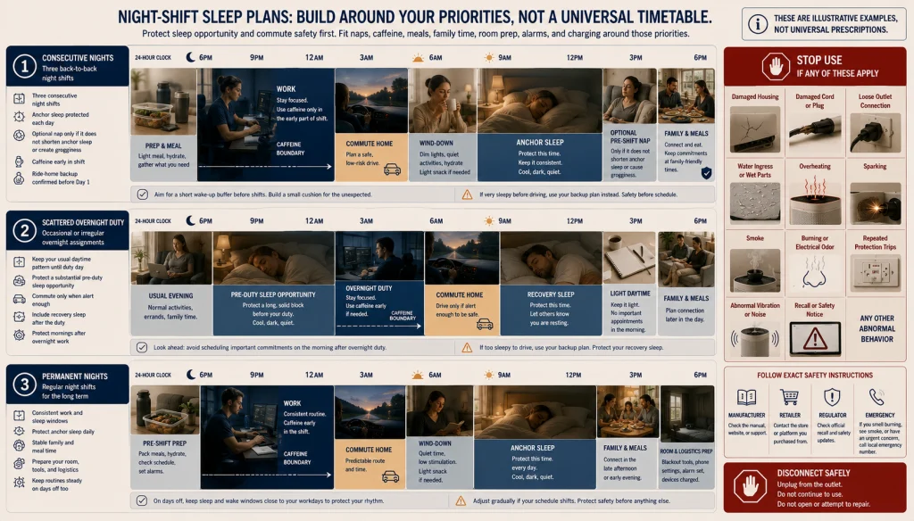 Three Night Shift Sleep Plans