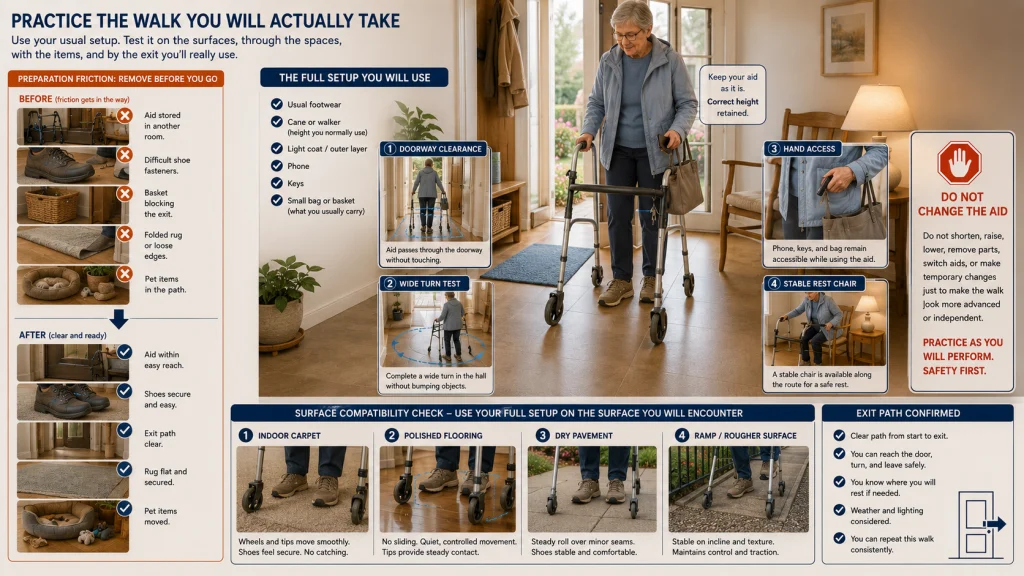 Walking Footwear and Mobility Aid Check