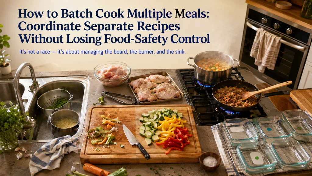 How To Batch Cook Multiple Meals
